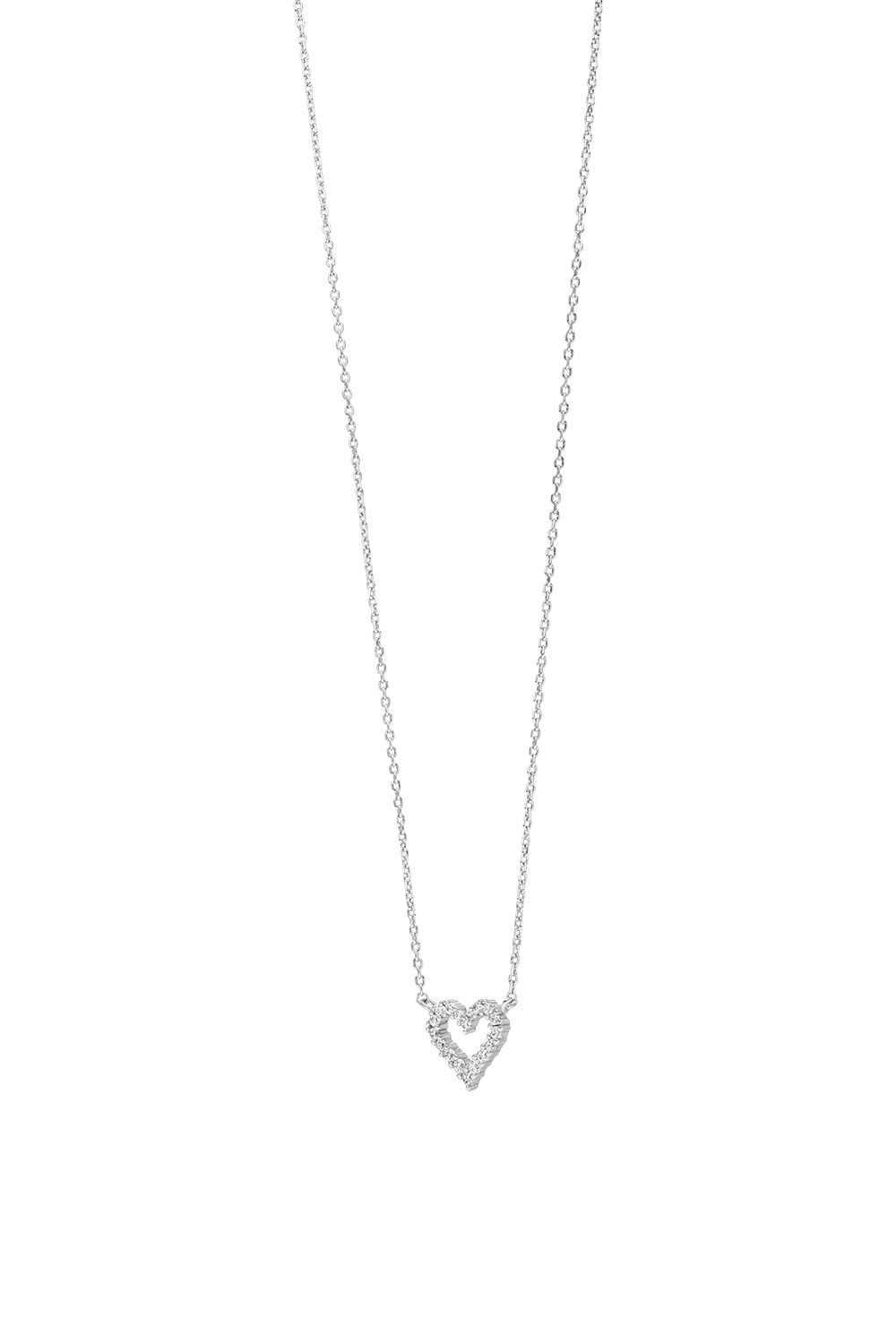 Radiant Heart Necklace Silver – Bild 4