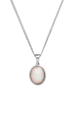 Opal Dream Necklace Silver