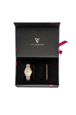 Iconia Rose Gold Silver Box