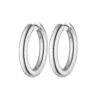 Chunky Hoops Large Silver