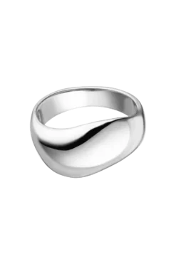 Chunky Fluent Ring Silver