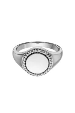 Twista Signet Ring Silver