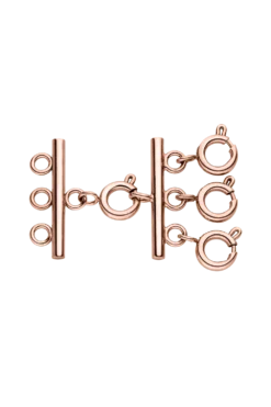 Necklace Separator For Layering Rose Gold