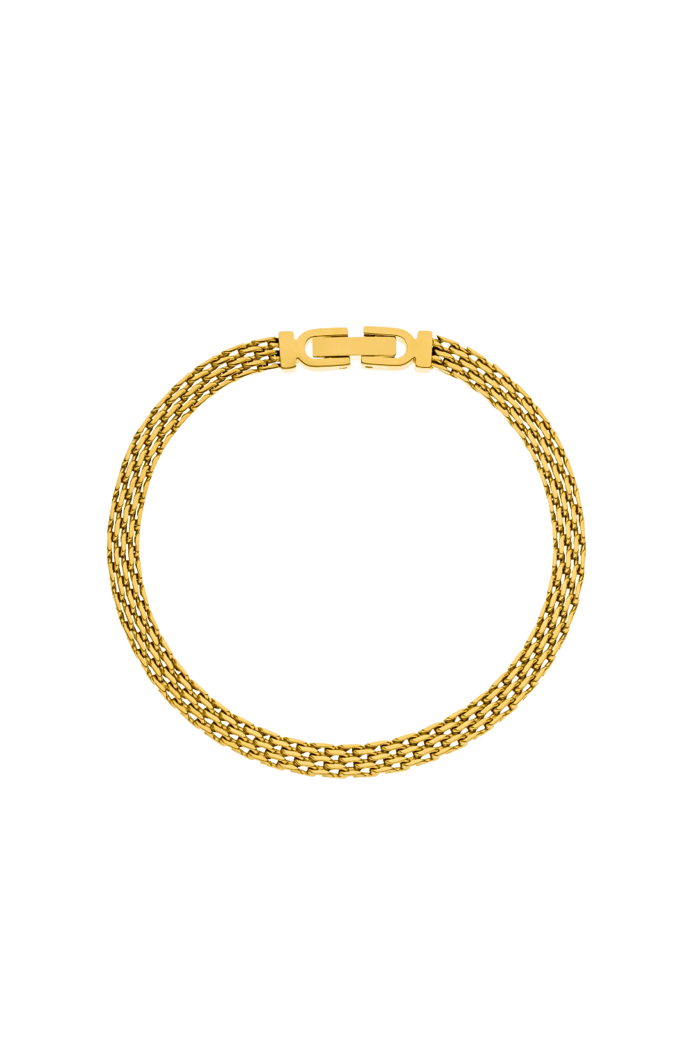 Mesh Bracelet 14K Gold Plated