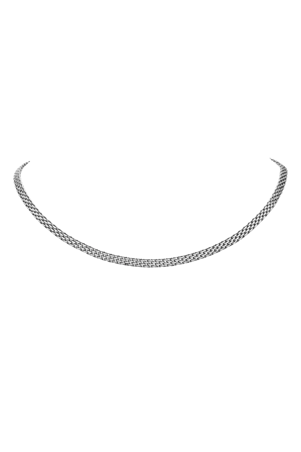 Mesh Necklace Silver