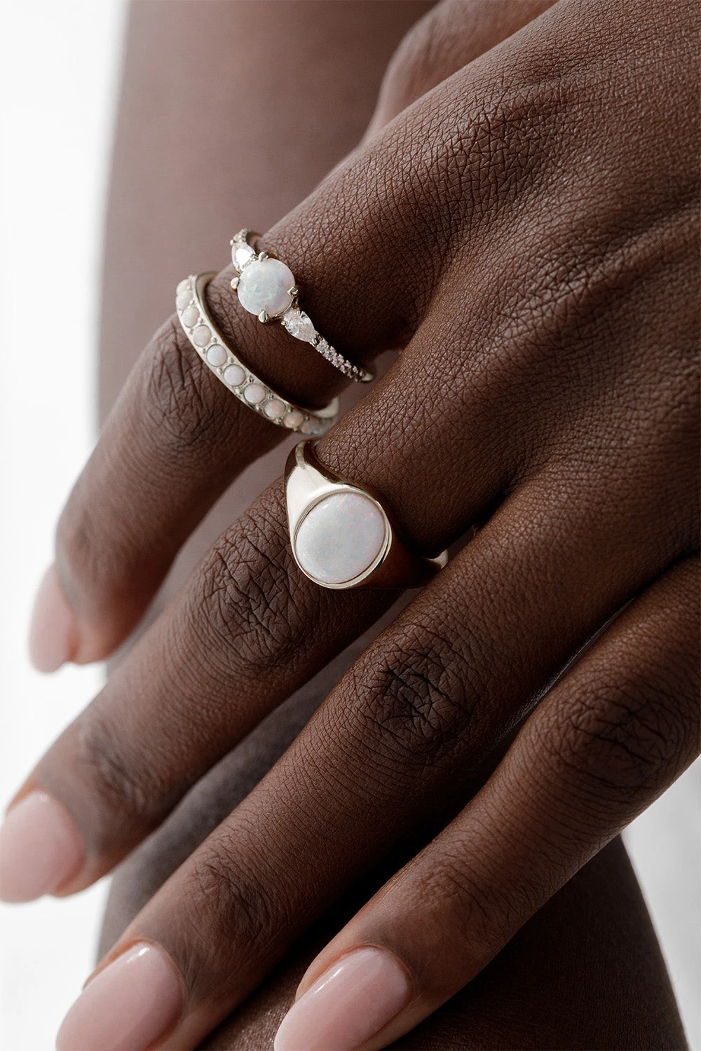 Opal Dream Signet Ring Silver – Bild 2