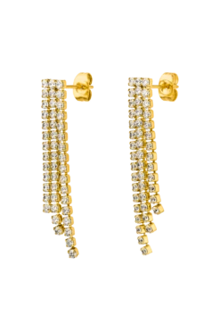 Brilliant Earrings 14K Gold Plated