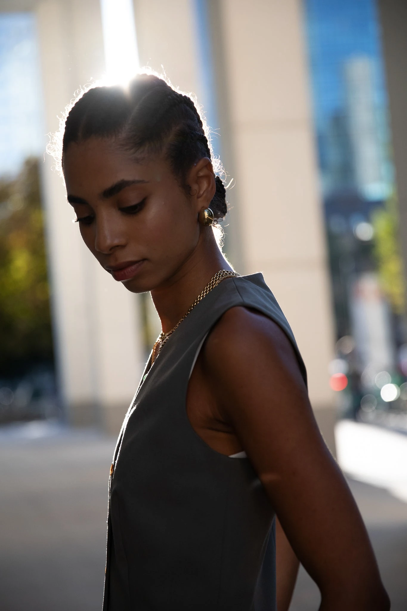 Avenue Chunky Hoops 14K Gold Plated – Bild 4