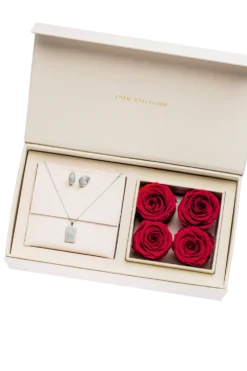 Pavé Rose Box Silver