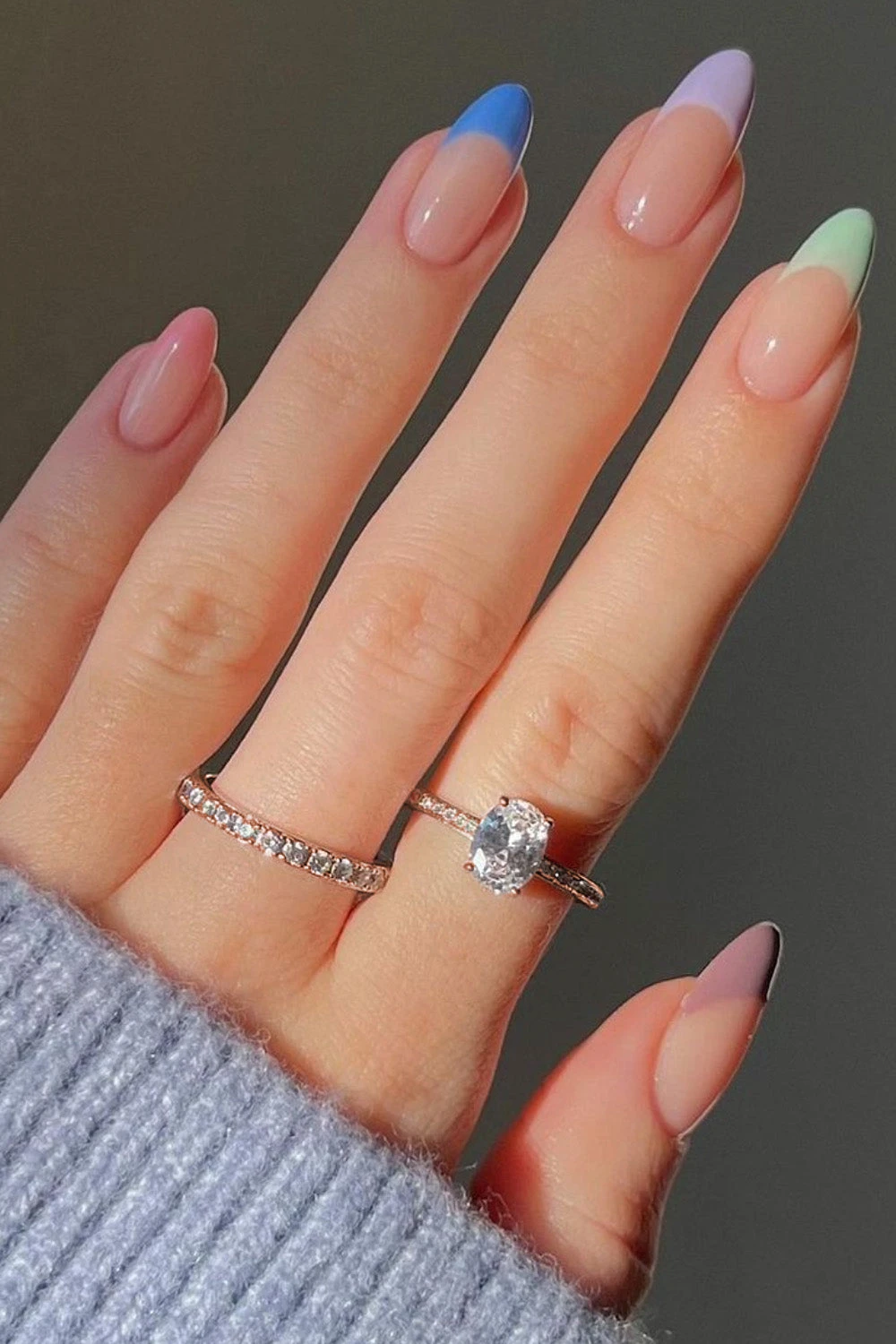 Brilliant Oval Ring Rose Gold – Bild 2