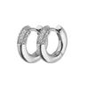 Éclat Hoops Small Silver