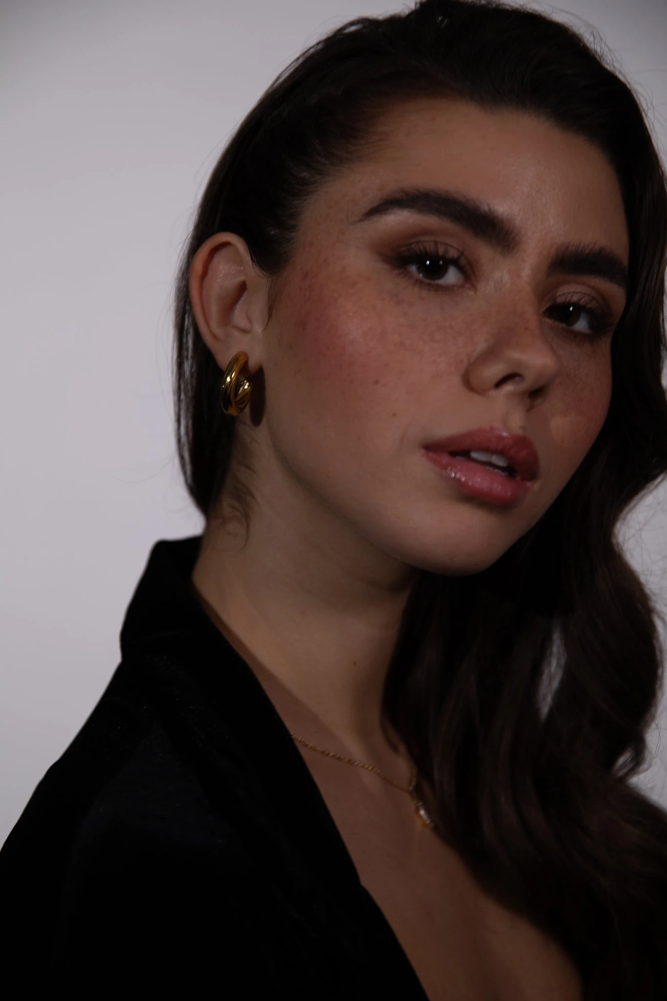 Elegant Rope Hoops 14K Gold Plated – Bild 2