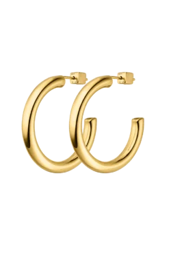 Léa Hoops 14K Gold Plated
