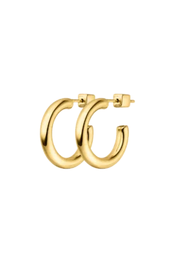 Léa Hoops Small 14K Gold Plated