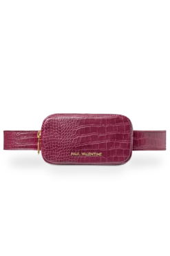 Amber Beltbag Burgundy Croco