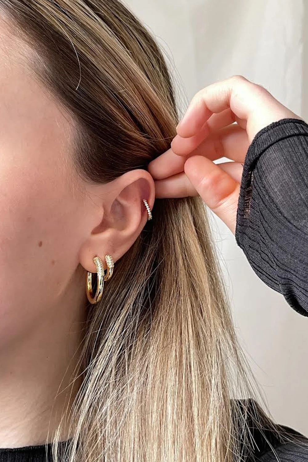 Lucie Piercing Sterling Silver 14K Gold Plated – Bild 5