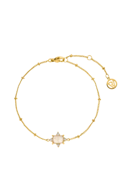 Moonstone Intuition Bracelet 14K Gold Plated