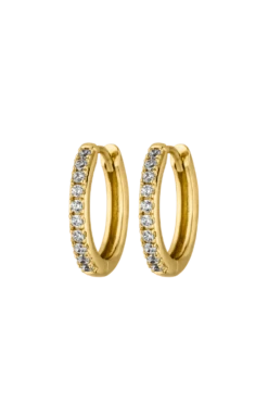 Allira Hoops 18K Gold Plated