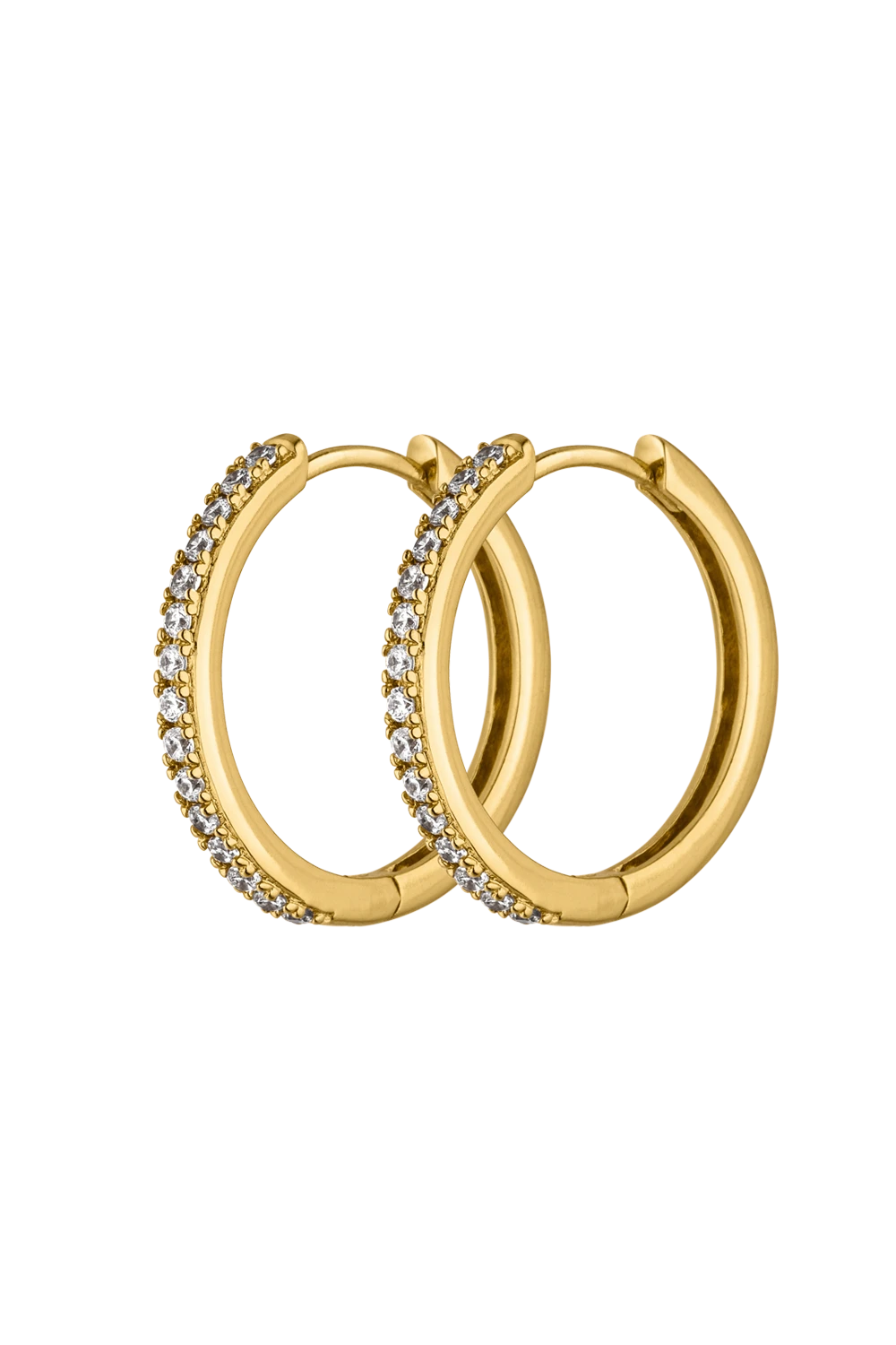 Allira Hoops Medium 18K Gold Plated – Bild 3