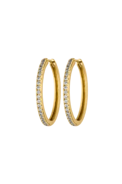 Allira Hoops Medium 18K Gold Plated