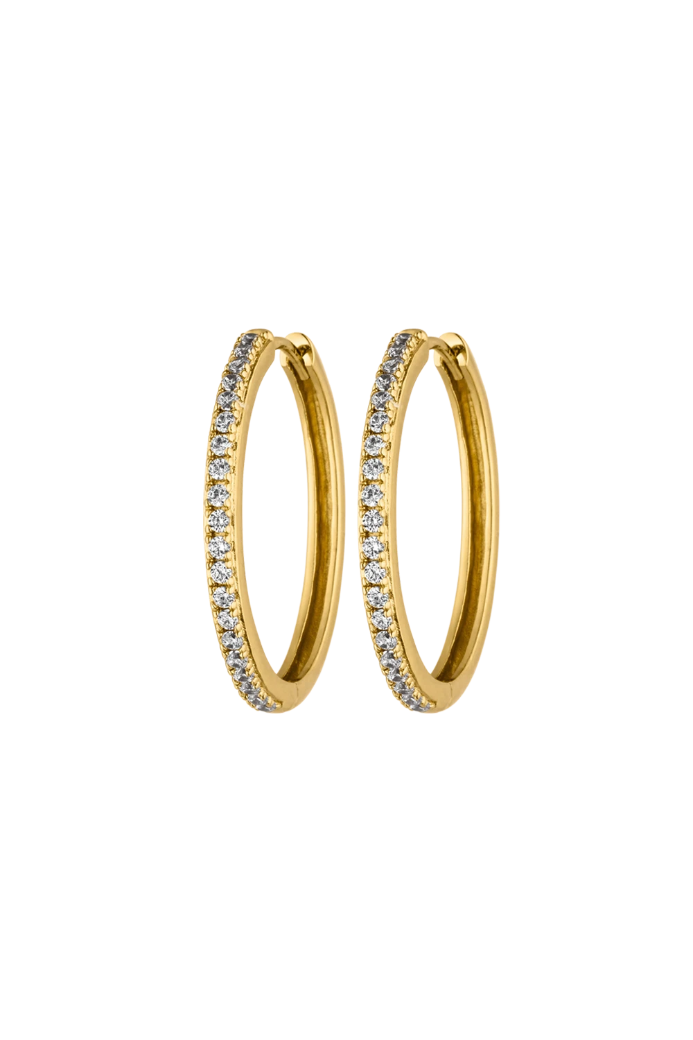 Allira Hoops Medium 18K Gold Plated