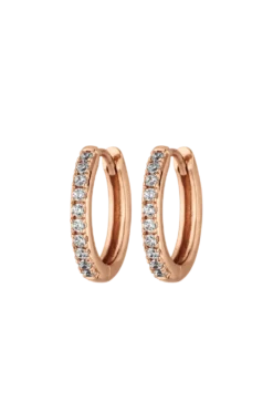 Allira Hoops 18K Rose Gold Plated