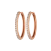 Allira Hoops Medium 18K Rose Gold Plated