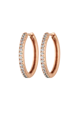 Allira Hoops Large 18K Rose Gold Plated