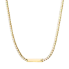 Engravable Tennis Necklace 14K Gold Plated