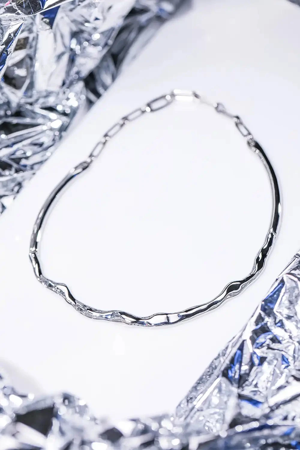 Molten Choker & Studs Set Silver – Bild 5