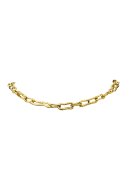 Molten Chunky Necklace 14K Gold Plated