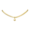 Molten Sleek Necklace 14K Gold Plated