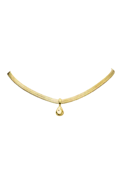 Molten Sleek Necklace 14K Gold Plated