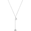 Molten Y-Necklace Silver