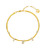 Sparkle Sleek Bracelet 14K Gold Plated
