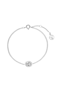 Sparkle Oval Bracelet Silver