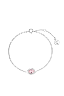 Sparkle Bracelet Pink Silver