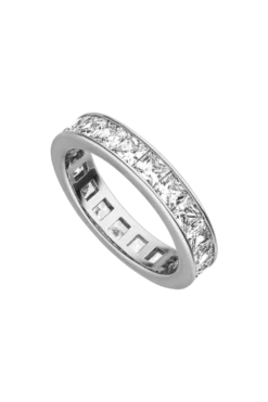 Brilliant Square Ring Silver