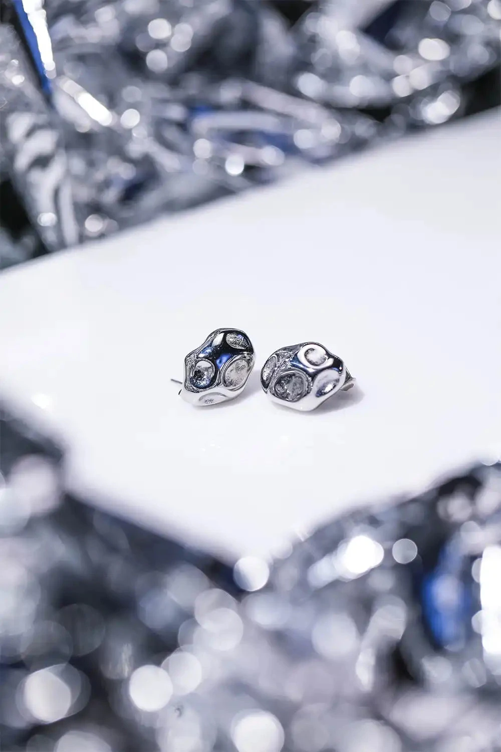 Molten Choker & Studs Set Silver – Bild 7