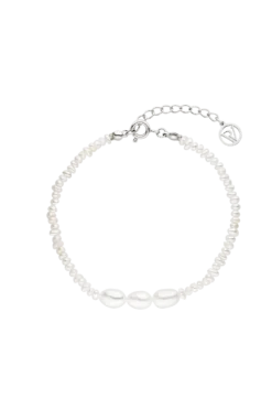 Freshwater Pearl Bracelet Silver