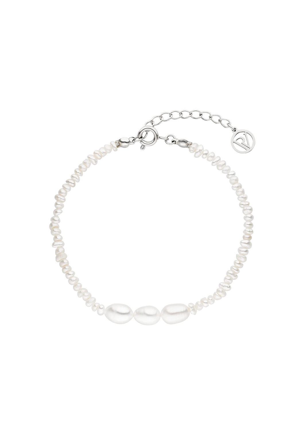 Freshwater Pearl Bracelet Silver