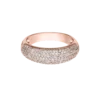 Pavé Dome Ring Rose Gold