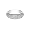Pavé Dome Ring Silver