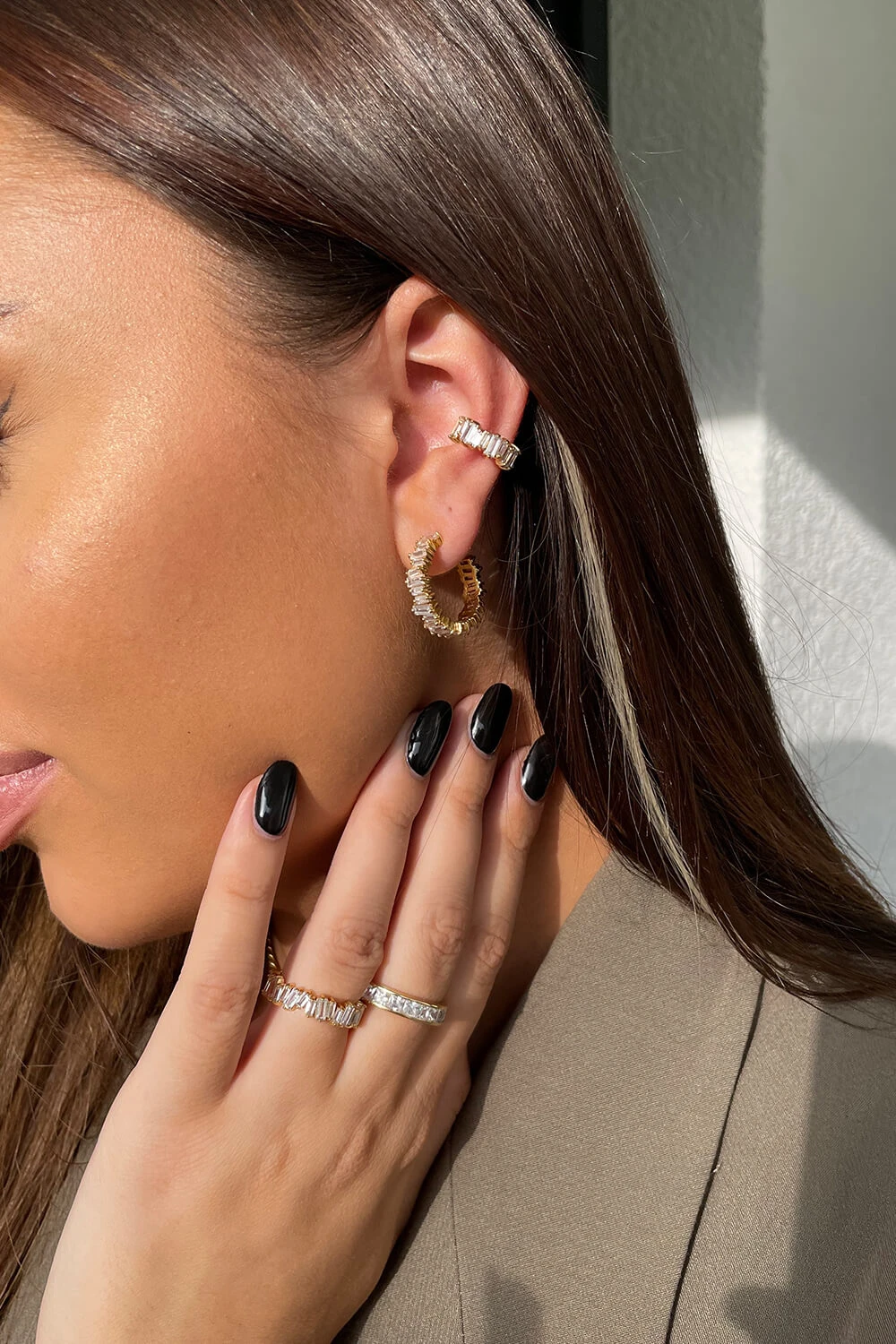 Baguette Ring 14K Gold Plated – Bild 3