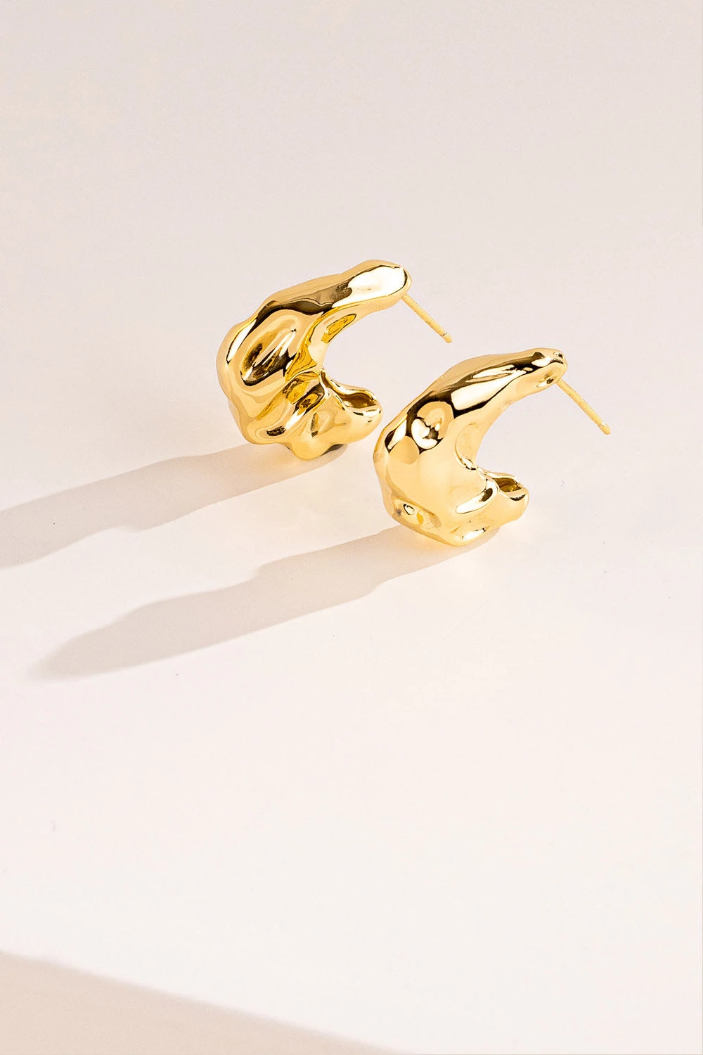 Liquida Hoops 14K Gold Plated – Bild 3