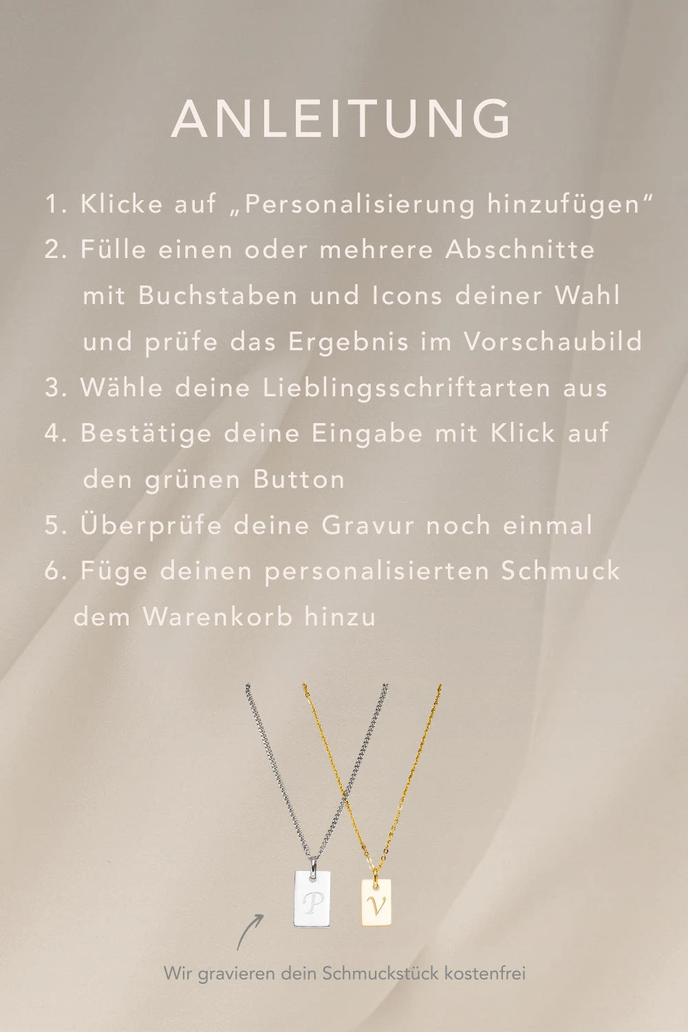 Birthstone August Necklace 14K Rose Gold Plated – Bild 5