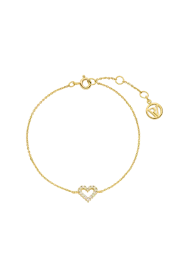Radiant Heart Bracelet 14K Gold Plated