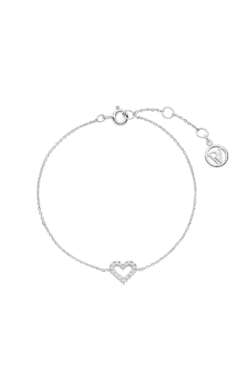 Radiant Heart Bracelet Silver
