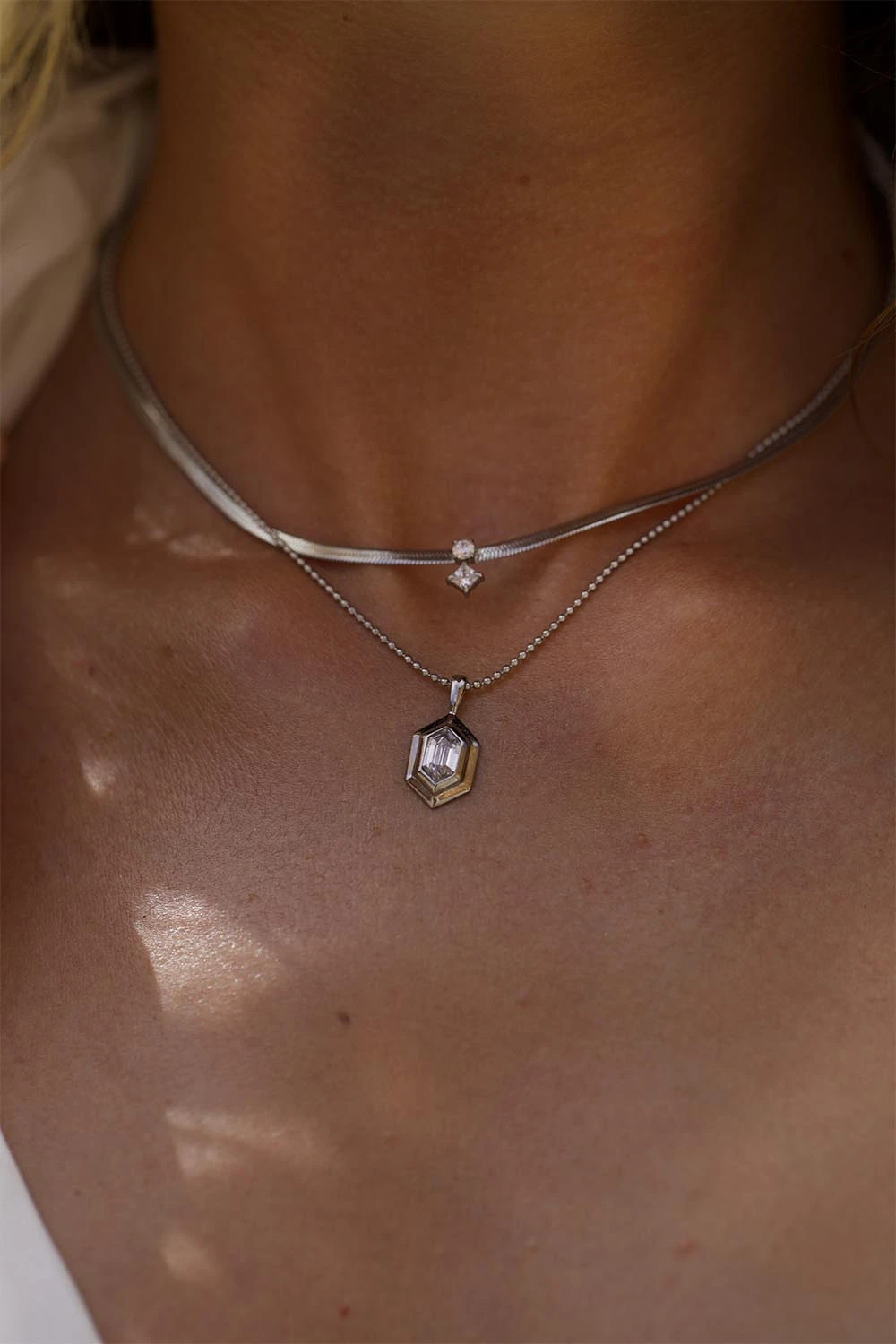 Dream Sleek Necklace Silver – Bild 2