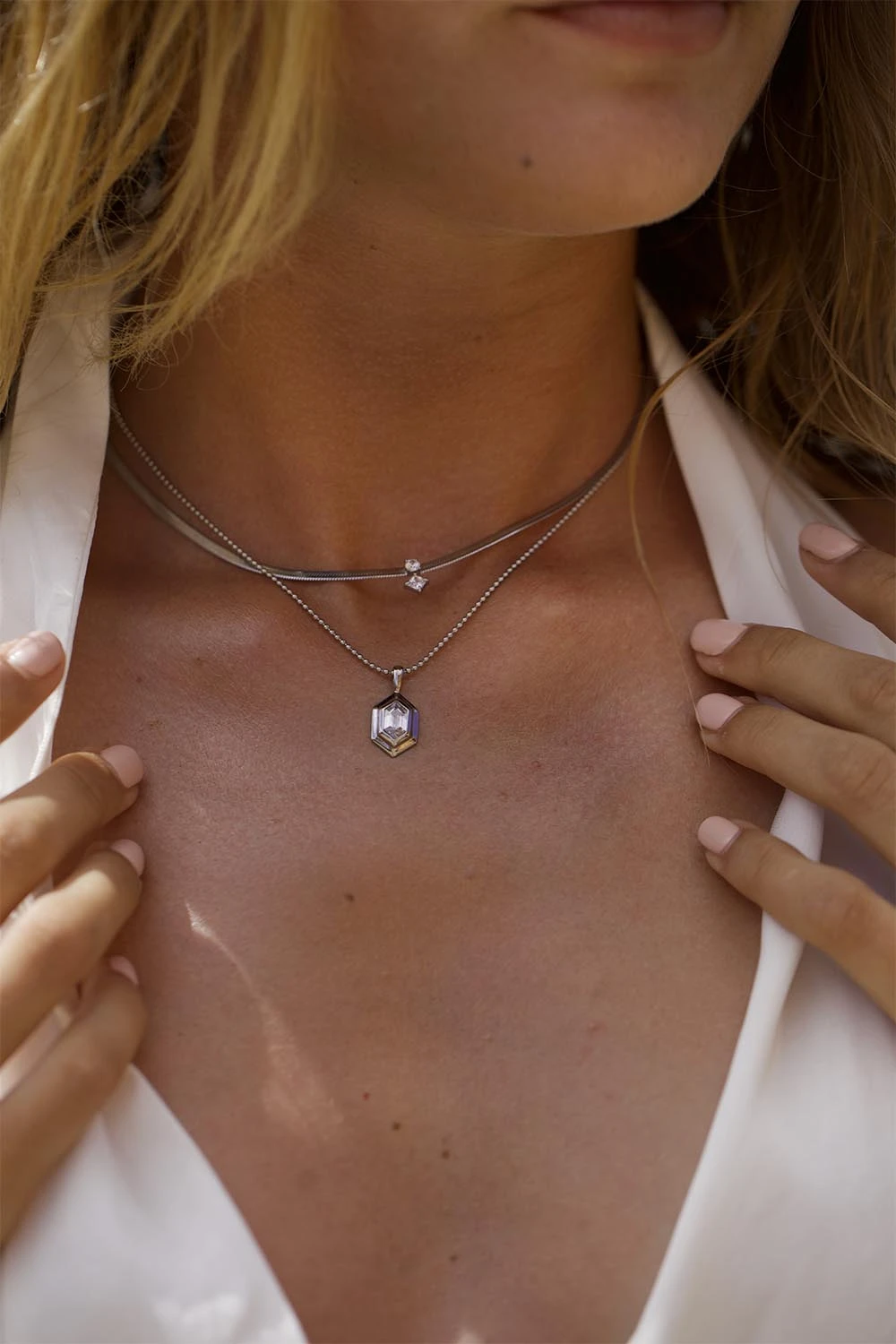 Dream Sleek Necklace Silver – Bild 4